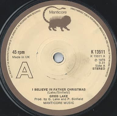 Album Cover Art for I Believe In Father Christmas