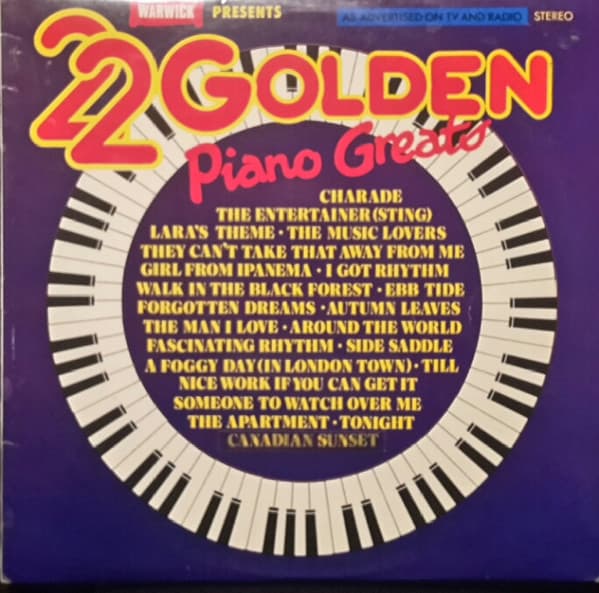 Album Cover Art for 22 Golden Piano Greats