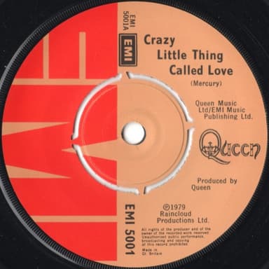 Album Cover Art for Crazy Little Thing Called Love
