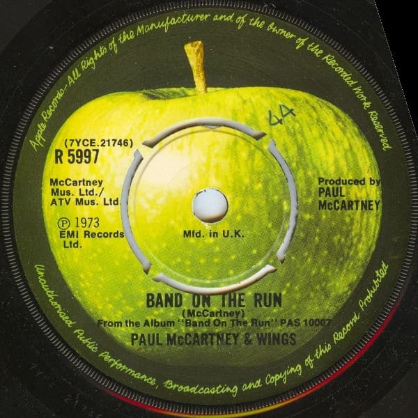 Album Cover Art for Band On The Run 