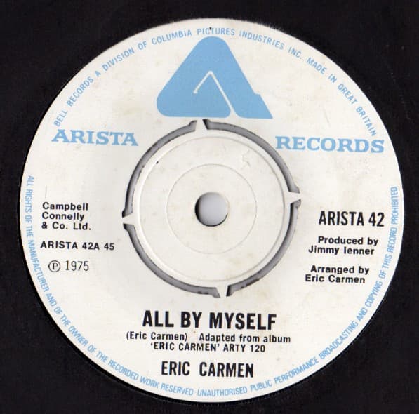 Album Cover Art for All By Myself