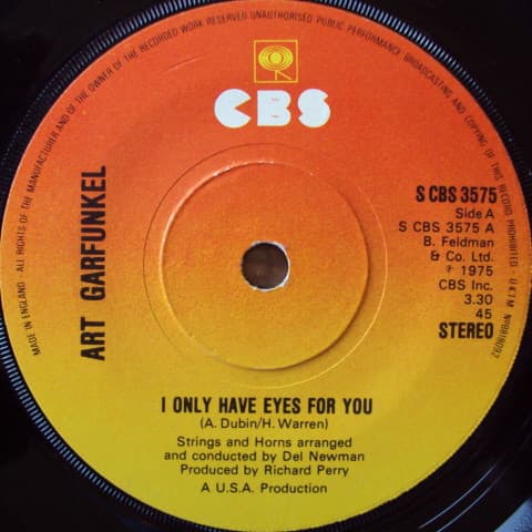 Album Cover Art for I Only Have Eyes For You