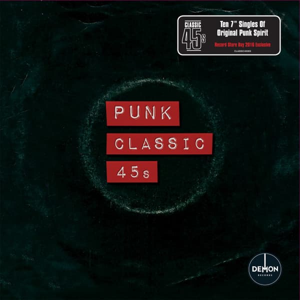 Album Cover Art for Punk Classic 45s