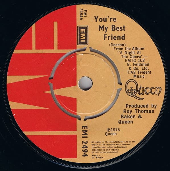 Album Cover Art for You're My Best Friend