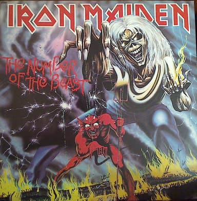 Album Cover Art for The Number Of The Beast