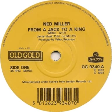 Album Cover Art for From A Jack To A King / Do What You Do Do Well