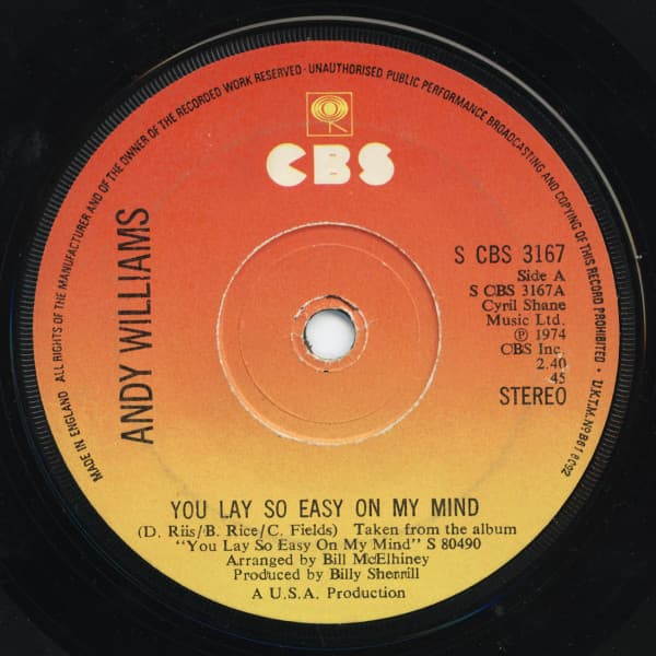 Album Cover Art for You Lay So Easy On My Mind