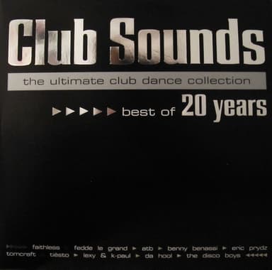 Album Cover Art for Club Sounds - Best Of 20 Years