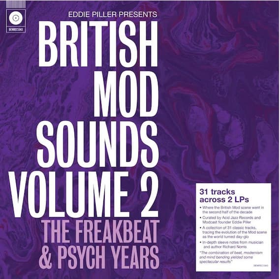 Album Cover Art for British Mod Sounds Volume 2 (The Freakbeat & Psych Years)