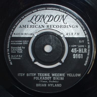 Album Cover Art for Itsy Bitsy Teenie Weenie Yellow Polkadot Bikini / Don't Dilly Dally, Sally