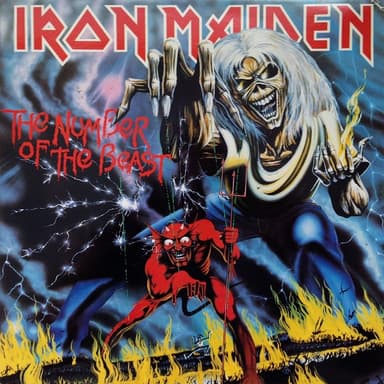 Album Cover Art for The Number Of The Beast