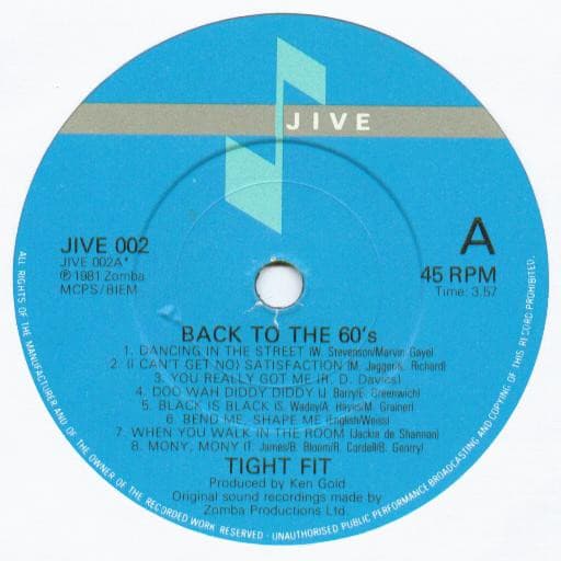 Album Cover Art for Back To The 60's