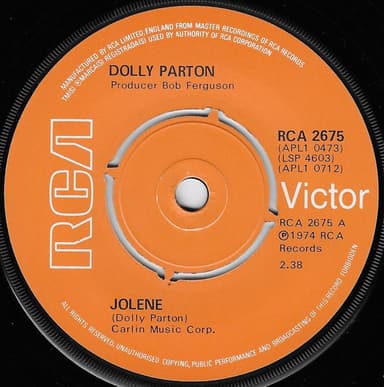 Album Cover Art for Jolene