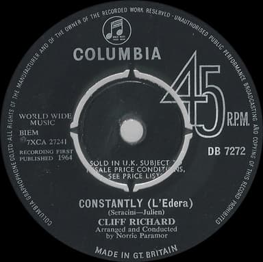 Album Cover Art for Constantly (L'Edera)