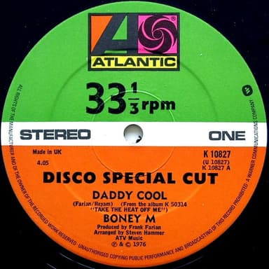 Album Cover Art for Daddy Cool