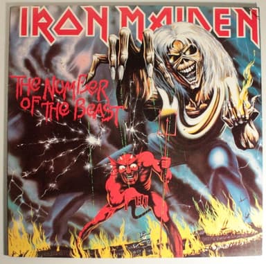 Album Cover Art for The Number Of The Beast