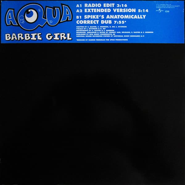 Album Cover Art for Barbie Girl