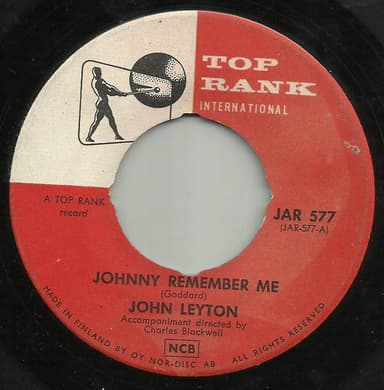 Album Cover Art for Johnny Remember Me