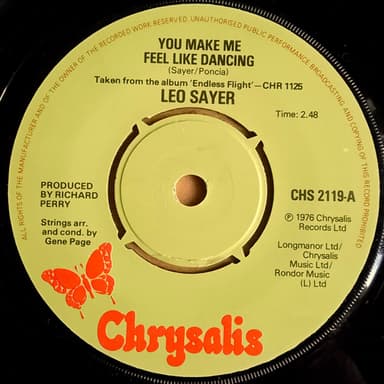 Album Cover Art for You Make Me Feel Like Dancing