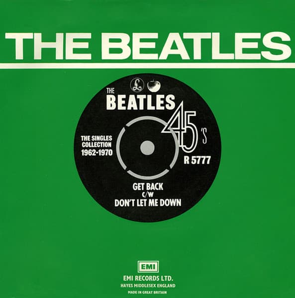 Album Cover Art for Get Back c/w Don't Let Me Down