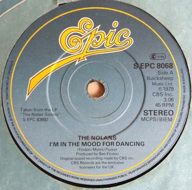Album Cover Art for I'm In The Mood For Dancing