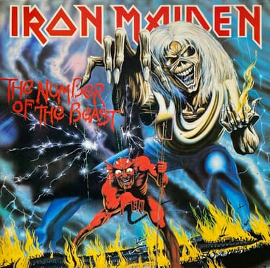 Album Cover Art for The Number Of The Beast