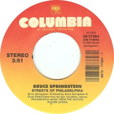 Album Cover Art for Streets Of Philadelphia