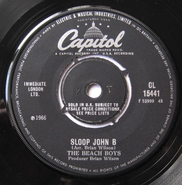 Album Cover Art for Sloop John B