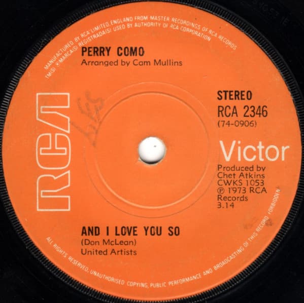 Album Cover Art for And I Love You So