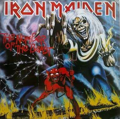 Album Cover Art for The Number Of The Beast