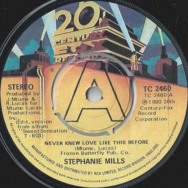 Album Cover Art for Never Knew Love Like This Before