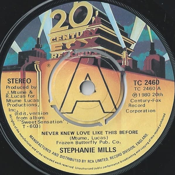 Album Cover Art for Never Knew Love Like This Before
