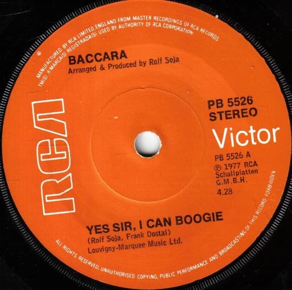 Album Cover Art for Yes Sir, I Can Boogie