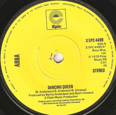 Album Cover Art for Dancing Queen