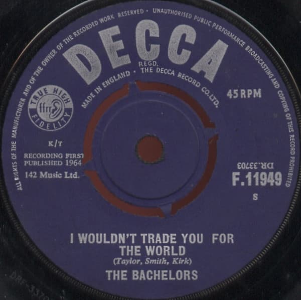 Album Cover Art for I Wouldn't Trade You For The World