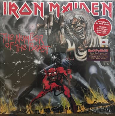 Album Cover Art for The Number Of The Beast