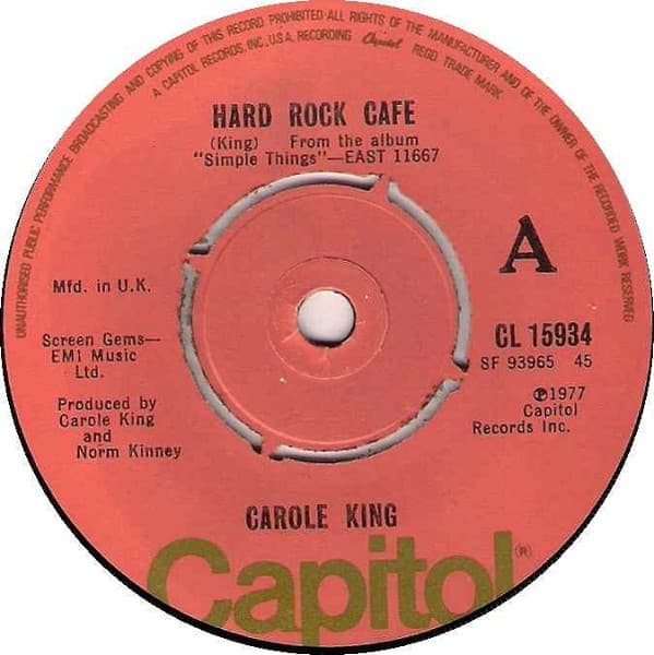 Album Cover Art for Hard Rock Cafe