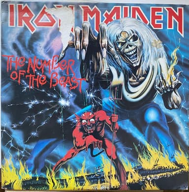 Album Cover Art for The Number Of The Beast