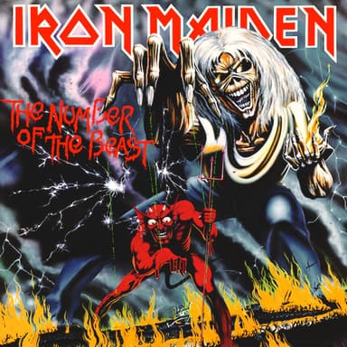 Album Cover Art for The Number Of The Beast