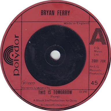 Album Cover Art for This Is Tomorrow