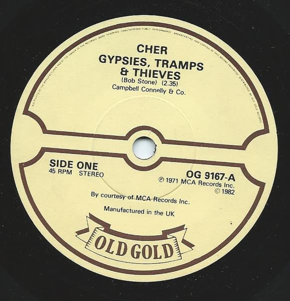 Album Cover Art for Gypsies, Tramps & Thieves / Half Breed