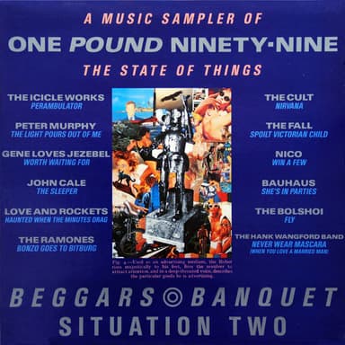 Album Cover Art for One Pound Ninety-Nine (A Music Sampler Of The State Of Things)