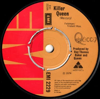 Album Cover Art for Killer Queen / Flick Of The Wrist