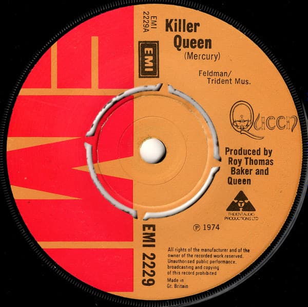 Album Cover Art for Killer Queen / Flick Of The Wrist
