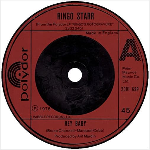 Album Cover Art for Hey Baby