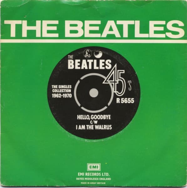 Album Cover Art for Hello, Goodbye c/w I Am The Walrus