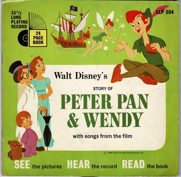 Album Cover Art for Walt Disney's Story Of Peter Pan & Wendy